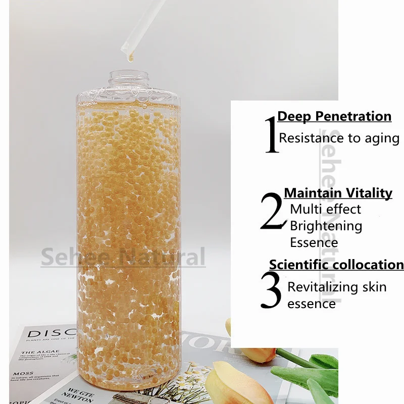 Luxury Gold Skincare - 1000ml 골드 로 에센스 모이스춰라이징 브라이트닝