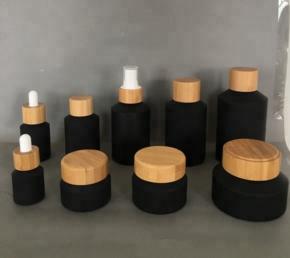Luxury Skincare Mask - 60개 120ml 블랙 무광 유리 크림