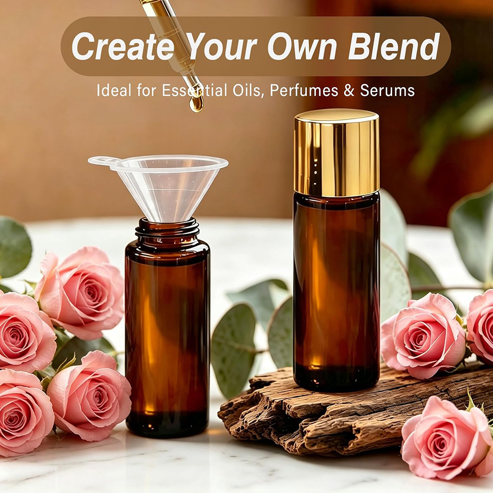 Luxury Skincare Serum - DIY 세럼용 UV 차단 유리 용기,