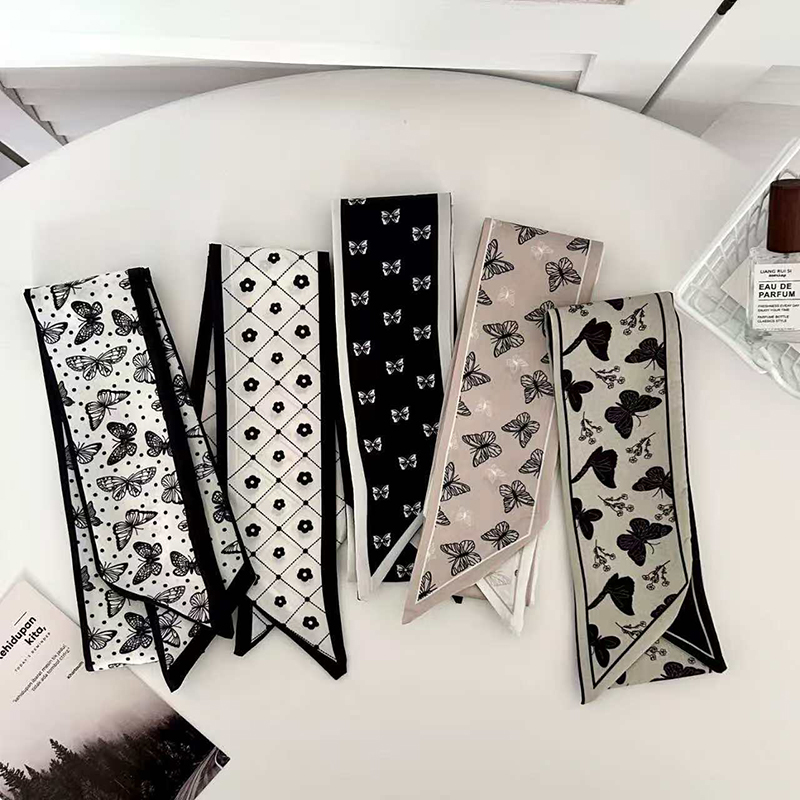 명품 브랜드 모델 가방 핸드백 핸들 리본 스카프 작은  - Luxury Skincare Headband 리뷰 및 가격