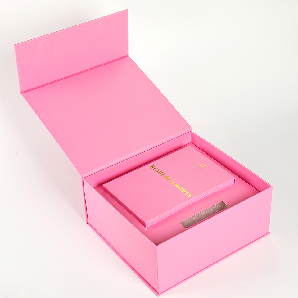 맞춤형 고급 핑크 종이 폼 내장 자석 개폐 스킨케어 향 - Luxury Skincare Gift Box 리뷰 및 가격
