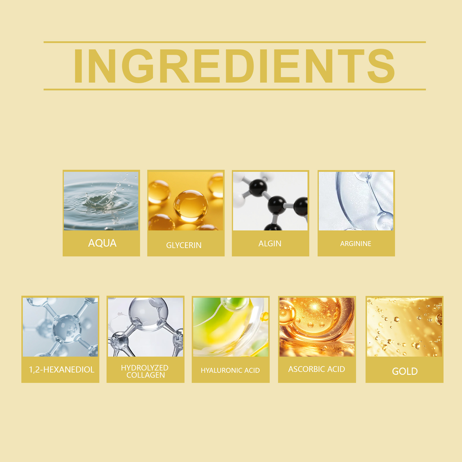 보습 및 재생 24k 골드 아이 마스크, 피부 장벽 보 - Luxury Gold Skincare 리뷰 및 가격