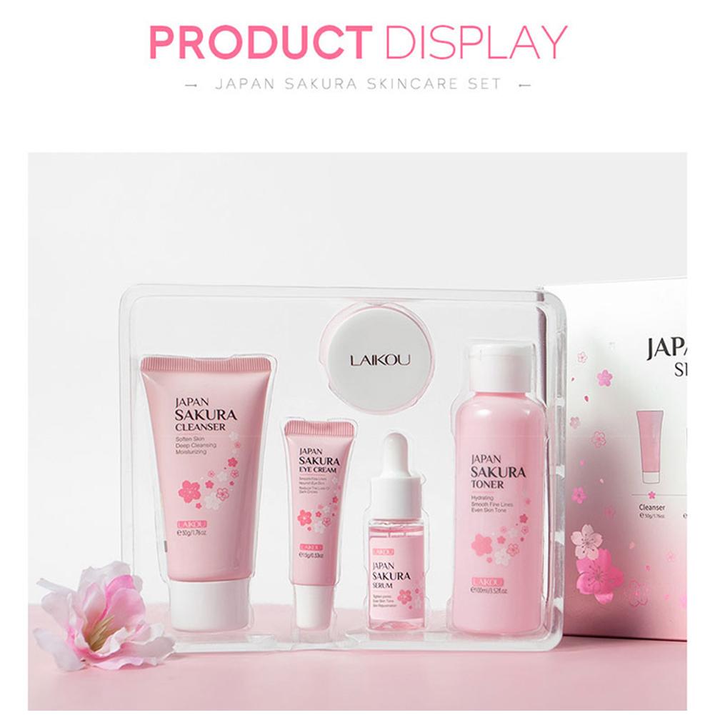 사쿠라 스킨 케어 세트, 페이스 크림 세럼 토너, 페이 - Luxury Skincare Wholesale 리뷰 및 가격