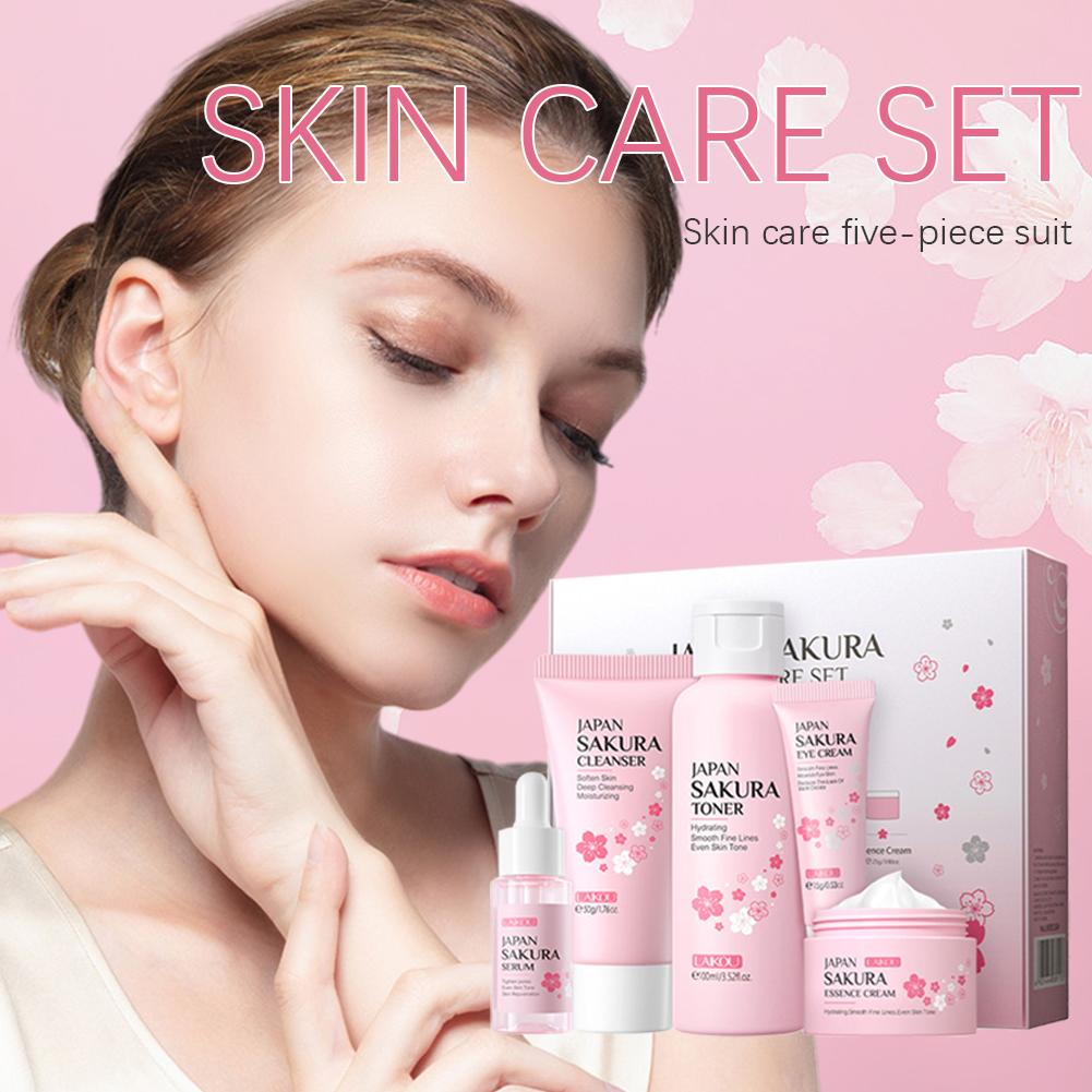사쿠라 스킨 케어 세트, 페이스 크림 세럼 토너, 페이 - Luxury Skincare Wholesale 리뷰 및 가격