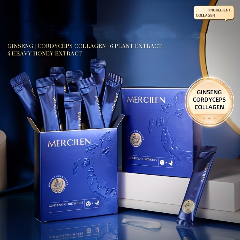 메르실렌 인삼 동충하초 콜라겐 고급 탄력 및 보습 마스 - Luxury Skincare Mask 리뷰 및 가격