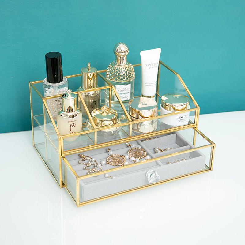 노르딕 라이트 럭셔리 유리 화장품 보관함 드레서 데스크 - Luxury Skincare Box 리뷰 및 가격