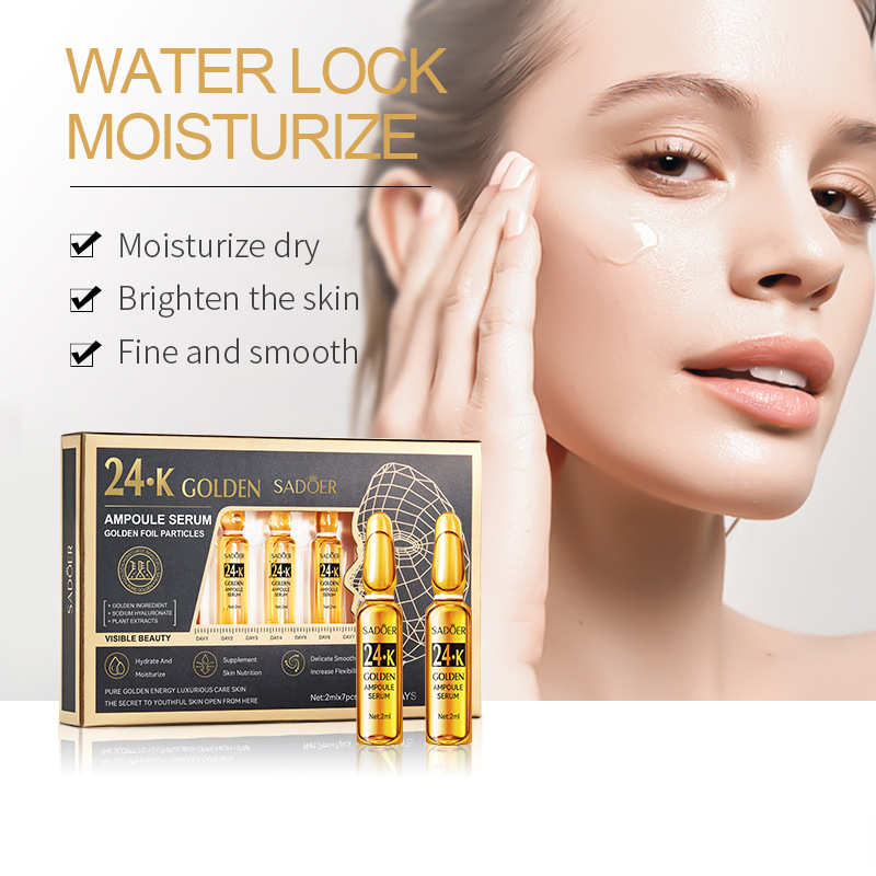 7pcs/Kit SADOER 앰플 비타민 C 24K 골 - Exosome Serum Ampoule 리뷰 및 가격
